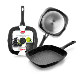 Grill natura 28x28cm con rayas